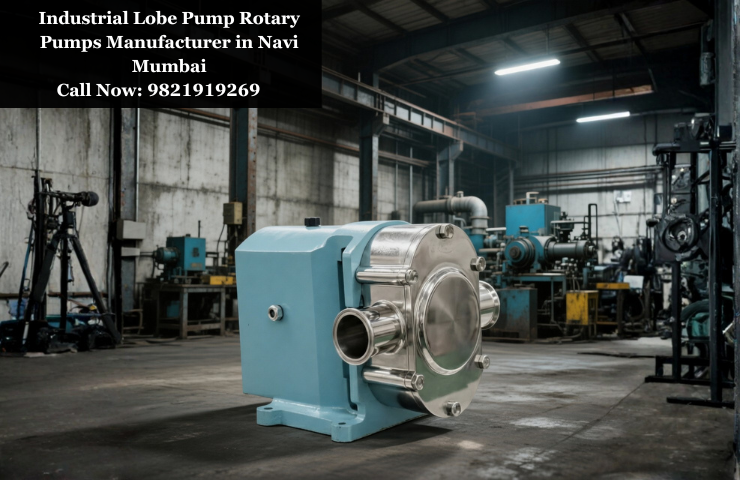 Industrial Lobe Pump Rotary Pumps Manufacturer in Navi Mumbai