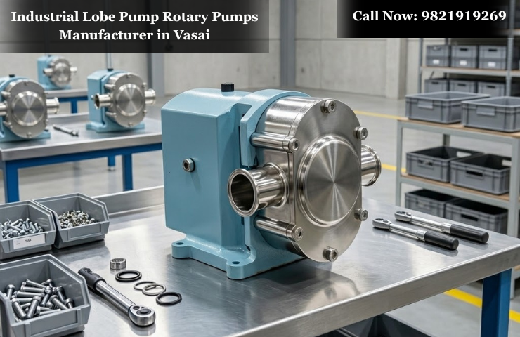 Industrial Lobe Pump Rotary Pumps Manufacturer in Vasai